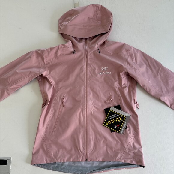 Pink Arcteryx Beta Series Beta LT JacketHooded Hardshell Unisex Jacket Size M - Picture 1 of 7